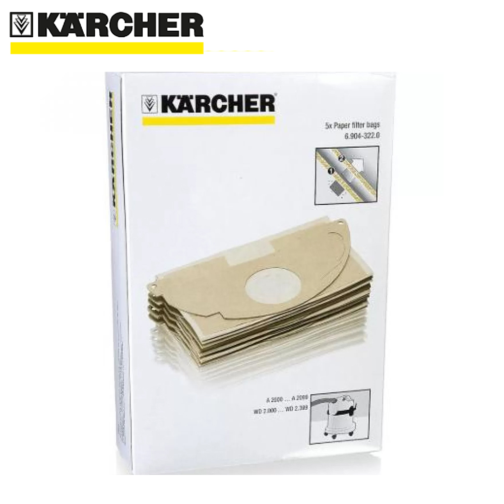 Мешки для пылесоса керхер wd2. Фильтр-мешок бумажный Karcher, 5 шт (6.904). Karcher пылесборники 6.904-259.0. Karcher 6.904-239.