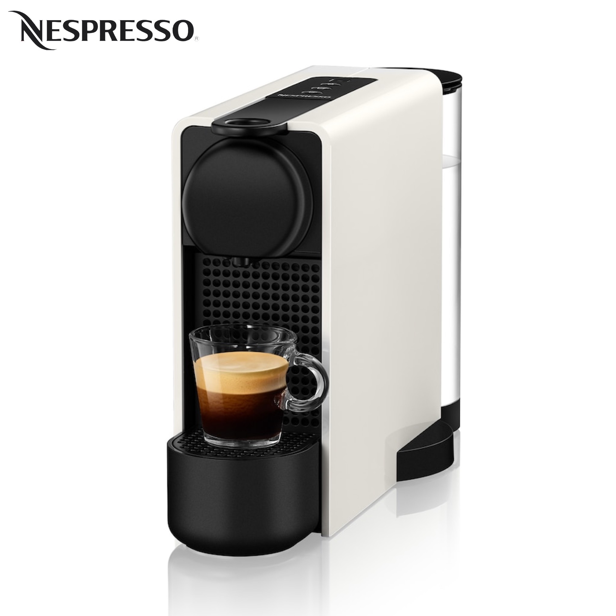 Nespresso C45MEWHNE Essenza Plus Coffee Machine (White)