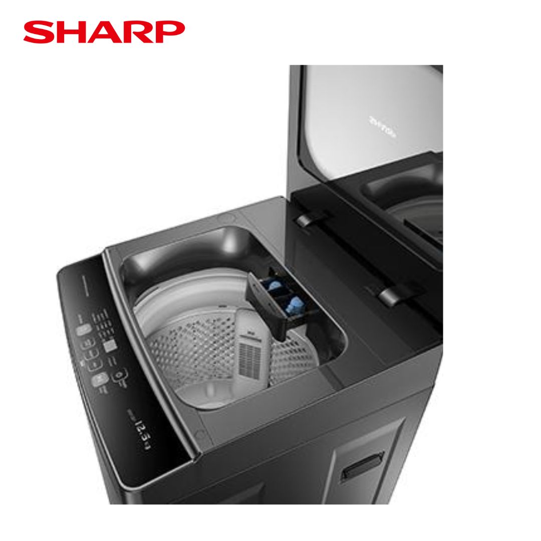 Sharp ESX1221 12.5kg Washing Machine Stainless Steel Tub BHB